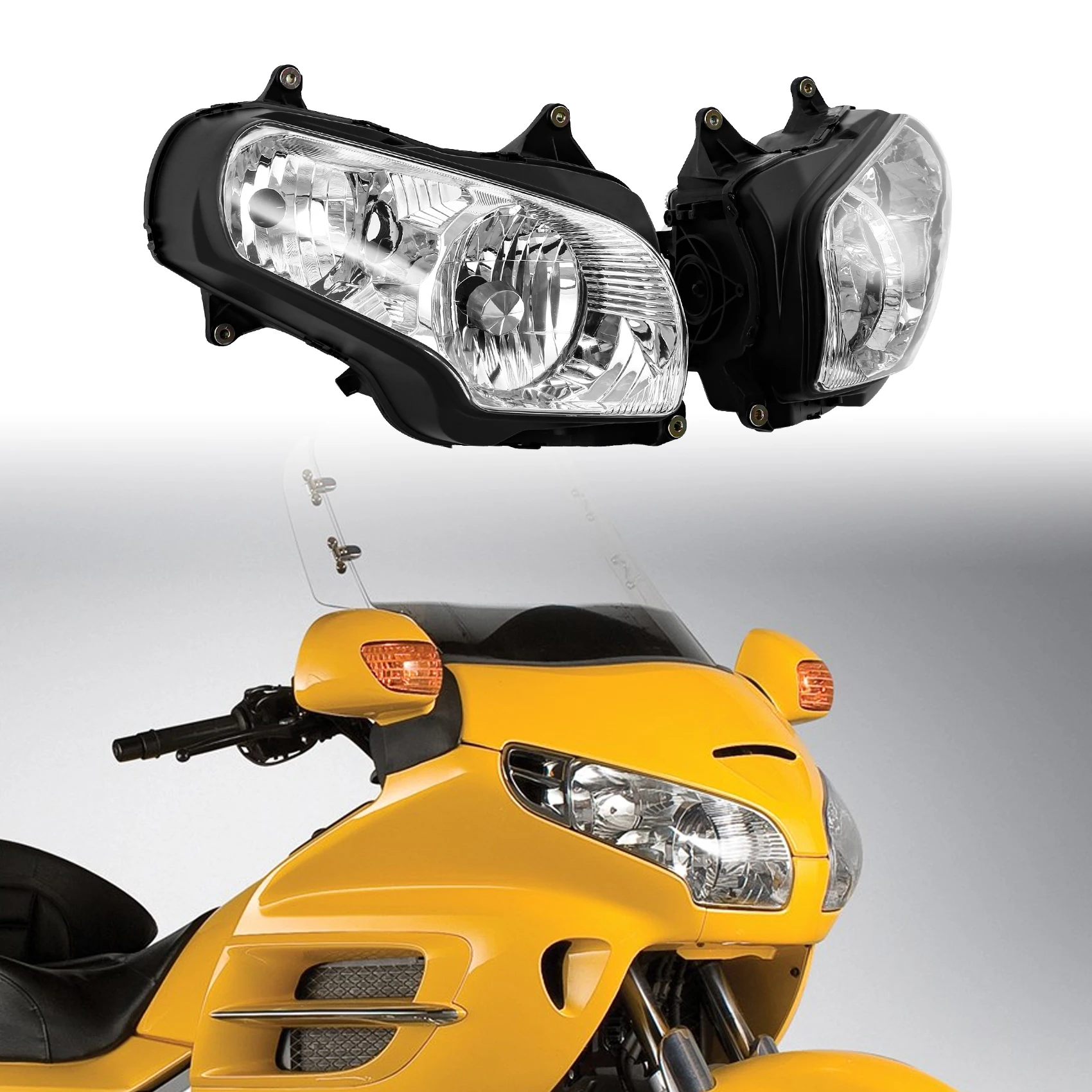 Headlight Head Light Lamp Assembly For Honda Goldwing 1800 GL1800 2001-2011 2010 2009 2008 2007 2006 2005 Motorcycle Accessories