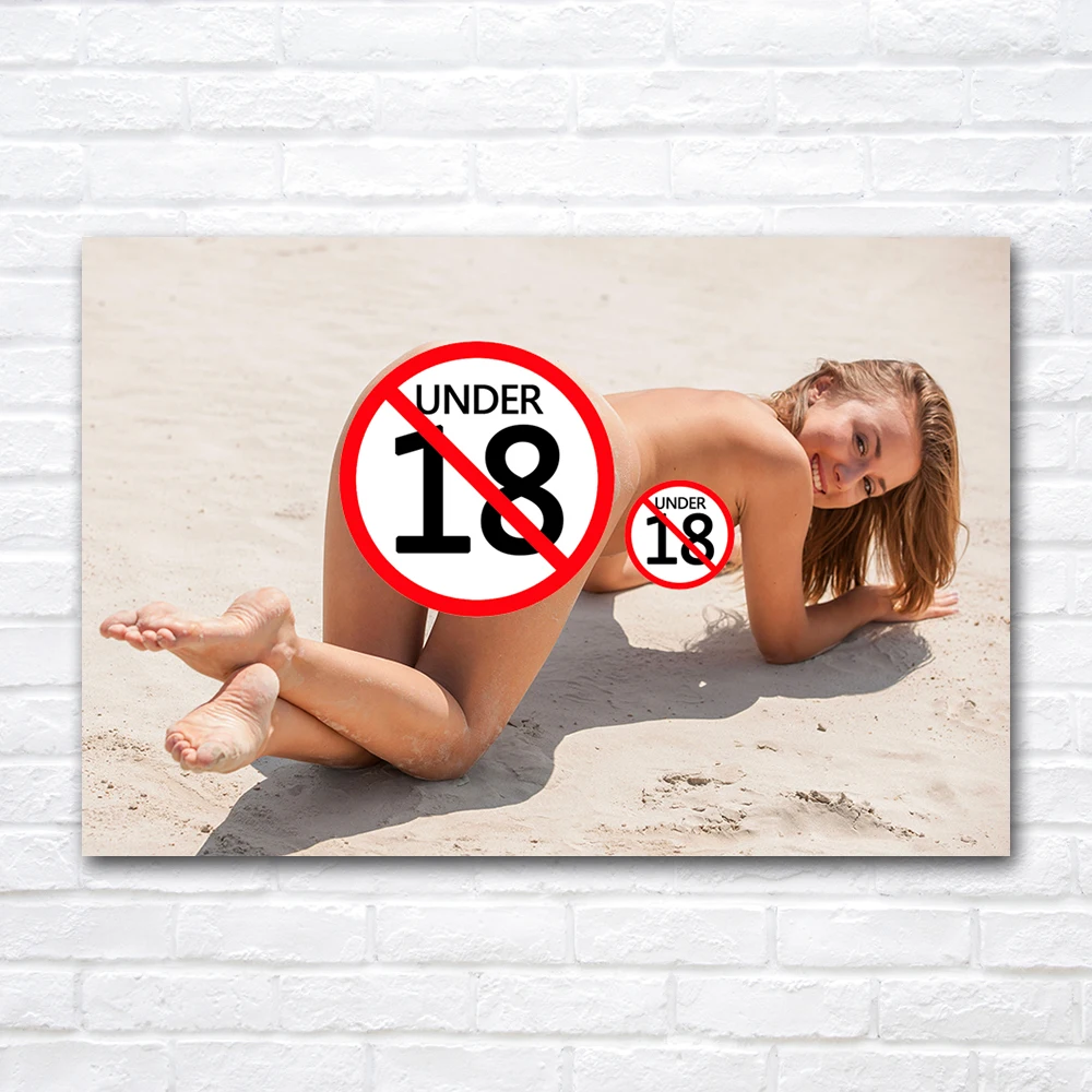 Uncensored Artwork Wall Art Nude Sexy Woman Posters Prints Erotic Canvas Painting Adult Pictures For Living Room Home Decor