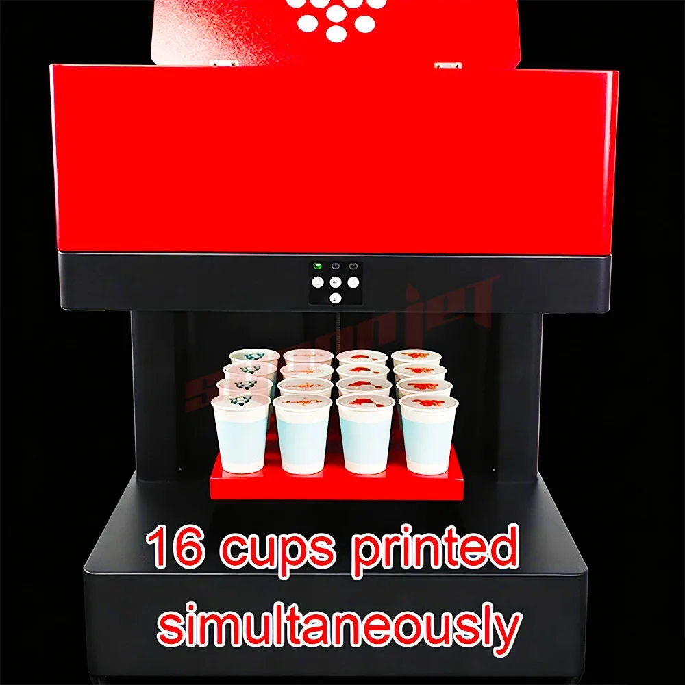 32L805 CISS Edible Ink Food Printer Cake Latte Art Printer Coffee Milk Tea cookie macaron printing machine
