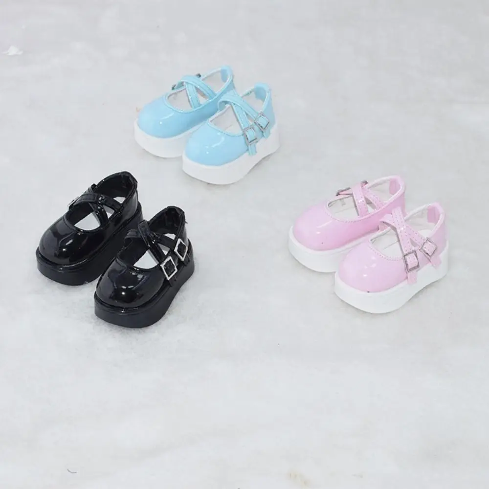 

PU 1/4 Doll's Shoes Heightened Mini Thick Sole Bjd Doll Leather Shoes Thick Sole Cute Dress Up 1/4 Doll Shoes Dollplayer