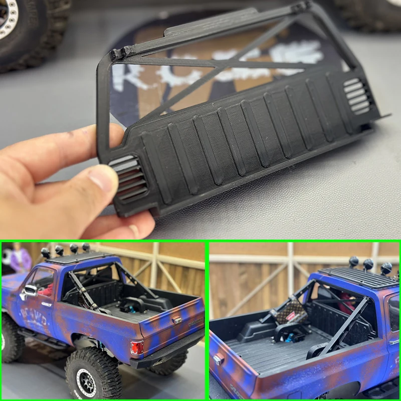 1 Item Simulation Plastic Interior Back Panel Accessories for 1/10 RC Crawler Car Traxxas TRX4 Chevrolet Rc4wd Dedicated