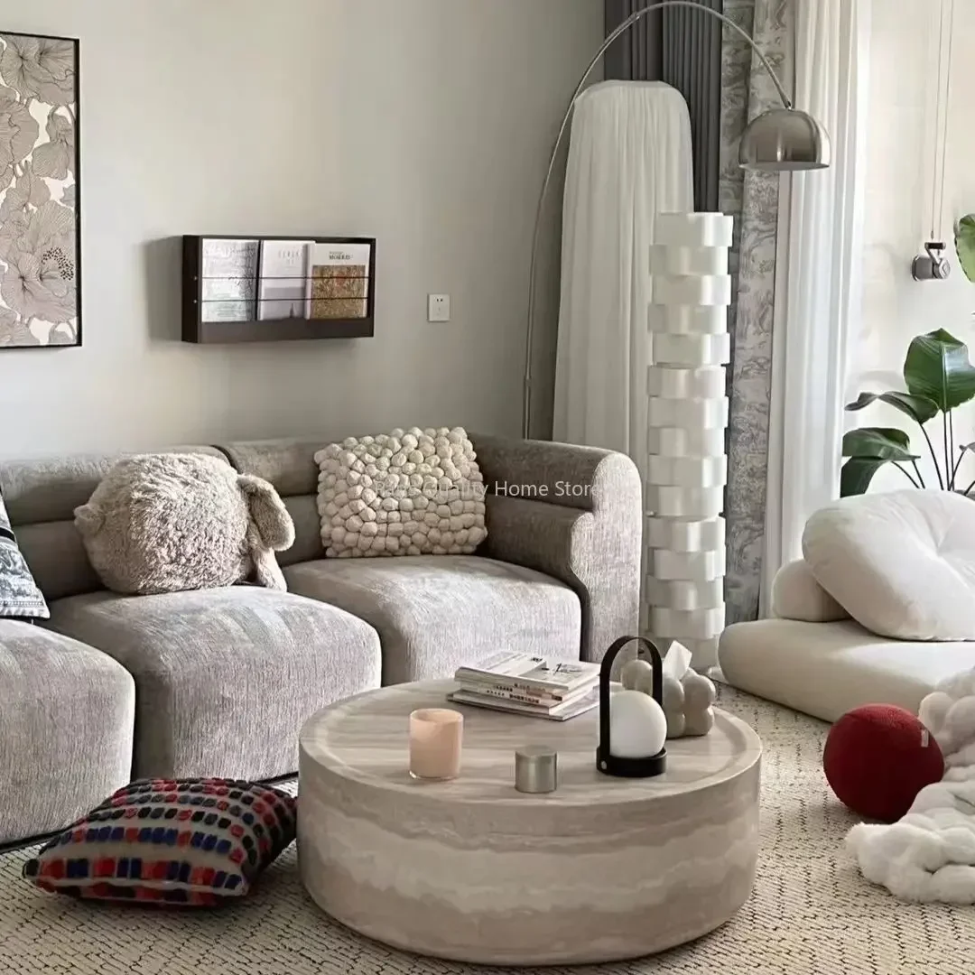 Kombination Teetisch Wohnzimmer Home Licht Luxus Moderne Runde Kreative Net Red Entry Designer Tisch Harz Handwerk