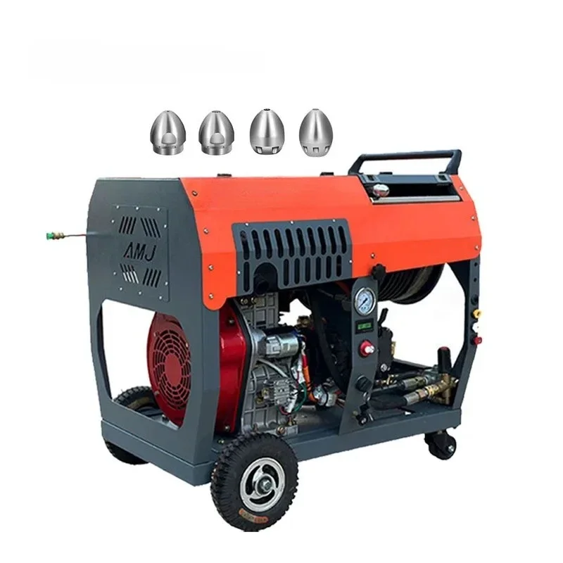 3000psi High-pressure Cleaning Machine Sewer Cleaning Machine Diesel High-pressure Cleaning Machine