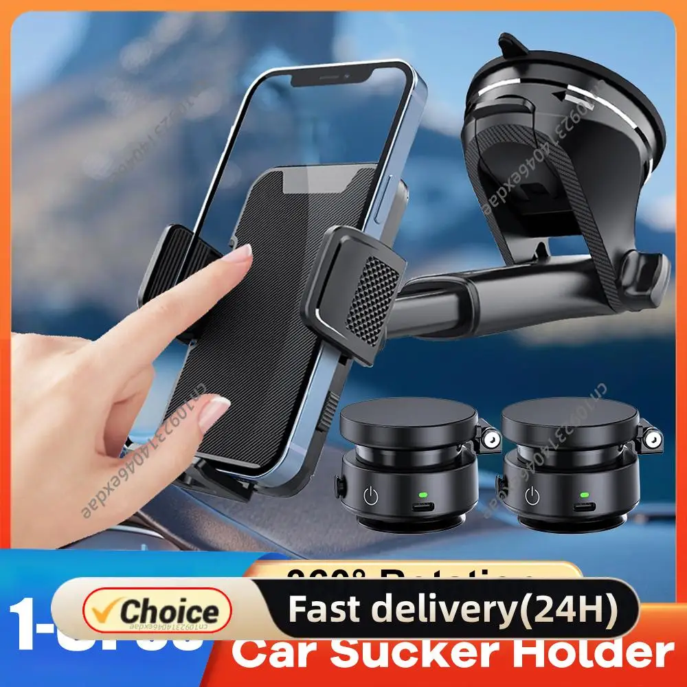 Gravity Sucker Car Phone Holder Retractable Windshield Phone Bracket Universal Auto Smartphone Stand for Cellphones 4.7-7.9Inch