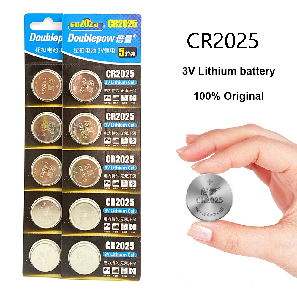 

10PCS 3V CR2025 Button Cell Batteries For Watch Toys Remote Control Calculator button cell battery cr2025 Coin Battery