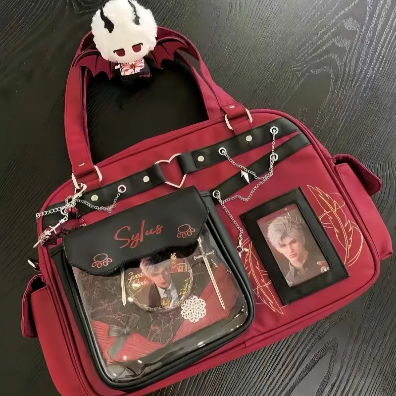 حقيبة كروس جديدة من Love and Deepspace Sylus Itabag بكتف واحد محمولة بسعة كبيرة للتنقل هدية مذهلة للفتيات
