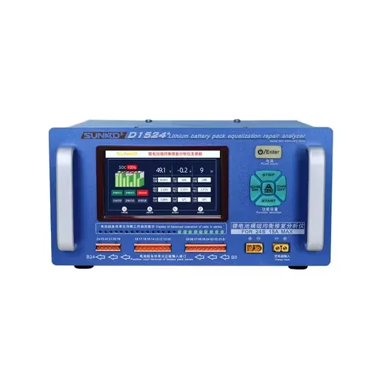 

SUNKKO D1524+ D1524 15A High Current Lithium Battery Pack Equalizer and Analyzer Battery Voltage Equalizer for Electric Vehicle