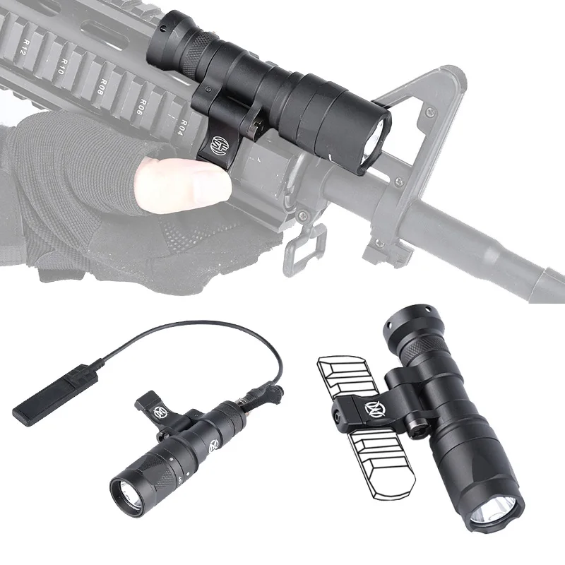 

Wadsn M340A M340B Tactical Flashlight M340C M340W Strobe Scout Light Hunting outdoor Lamp FAST Helmet ARC Picatinny Rail Mount