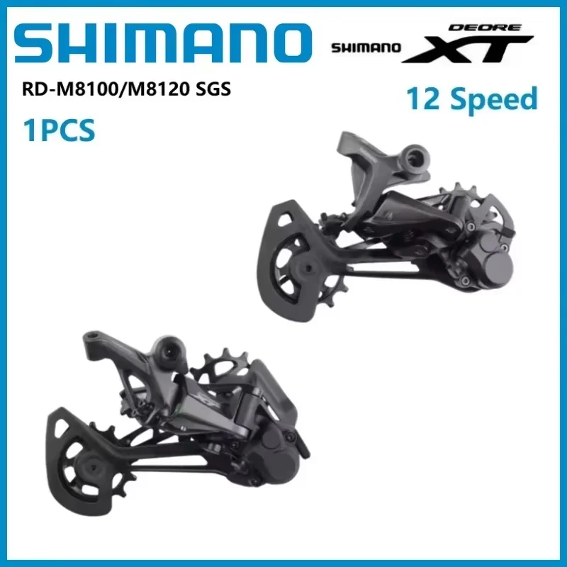 Задний переключатель передач Shimano M8100 RD-M8120 M8100 SGS, 12 Скоростей, серии XT для горного велосипеда, оригинальные детали для езды Задний переключатель передач Shimano M8100 RD-M8120 M8100 SGS, 12 Скоростей, серии XT для горного велосипеда, оригинальные детали для езды