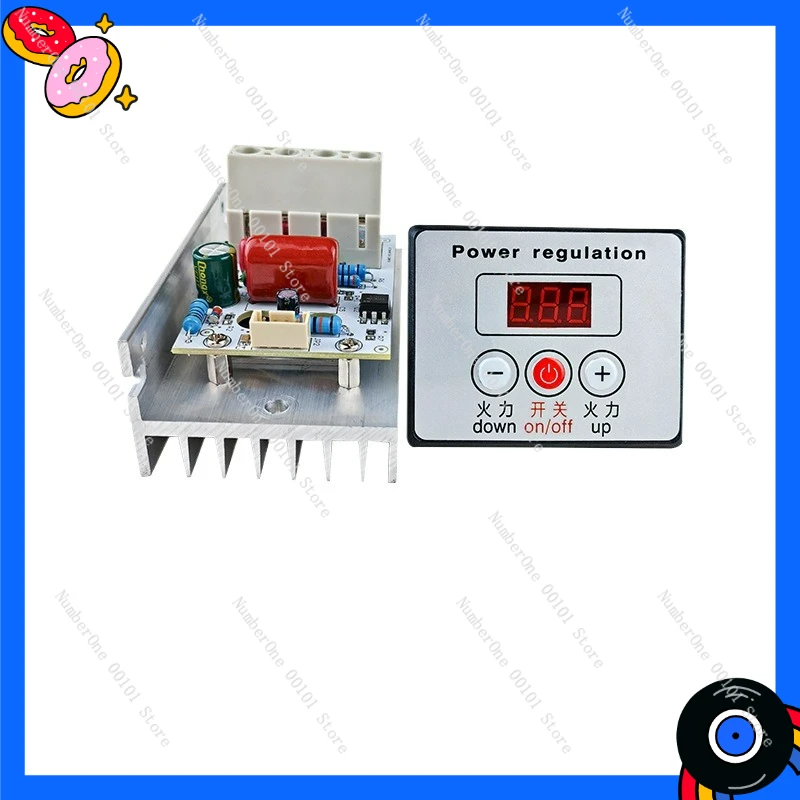 10000W thyristor, super power, electronic, digital voltage regulator numerical control dimming, speed regulation