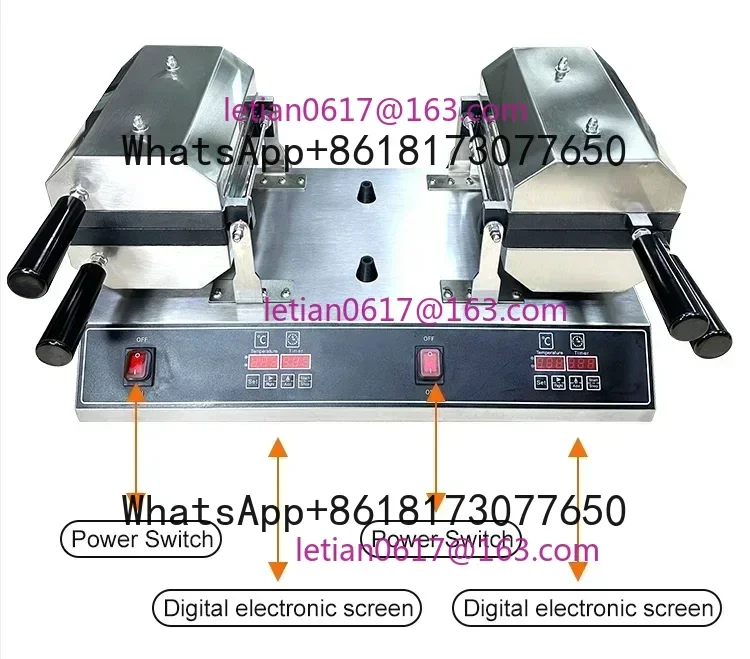

Best Sellers Commercial Waffle Maker Finger Shape Open Mouth Ice Cream Taiyaki Machines Easy To Operate