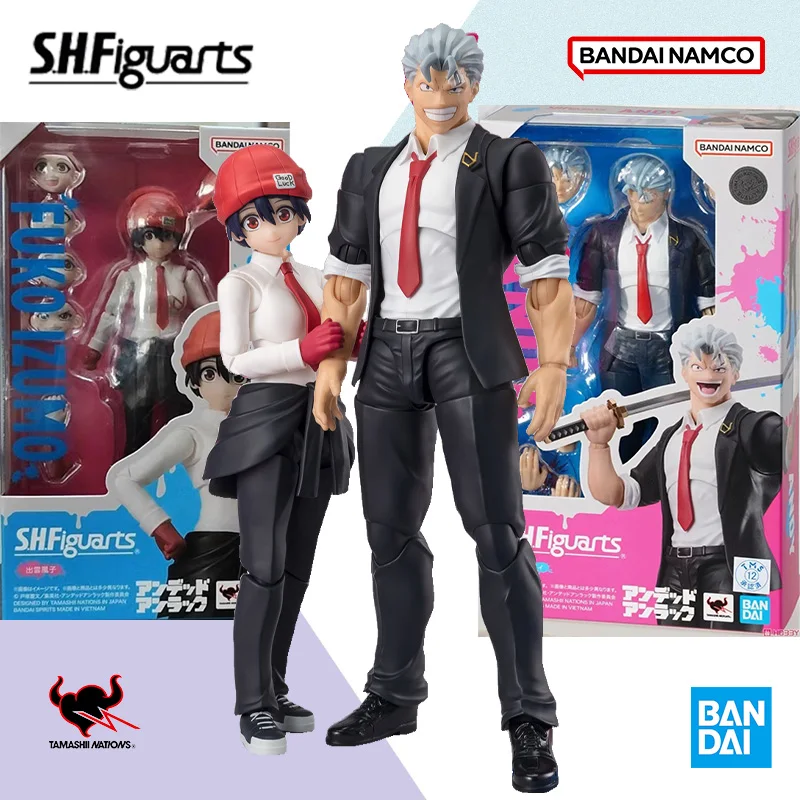 

Оригинальная коробка Bandai SHF S.H.Figuarts ANDY AND FUKO IZUMO, готовая модель, аниме-фигурка, игрушка, подарок для детей, в упаковке.