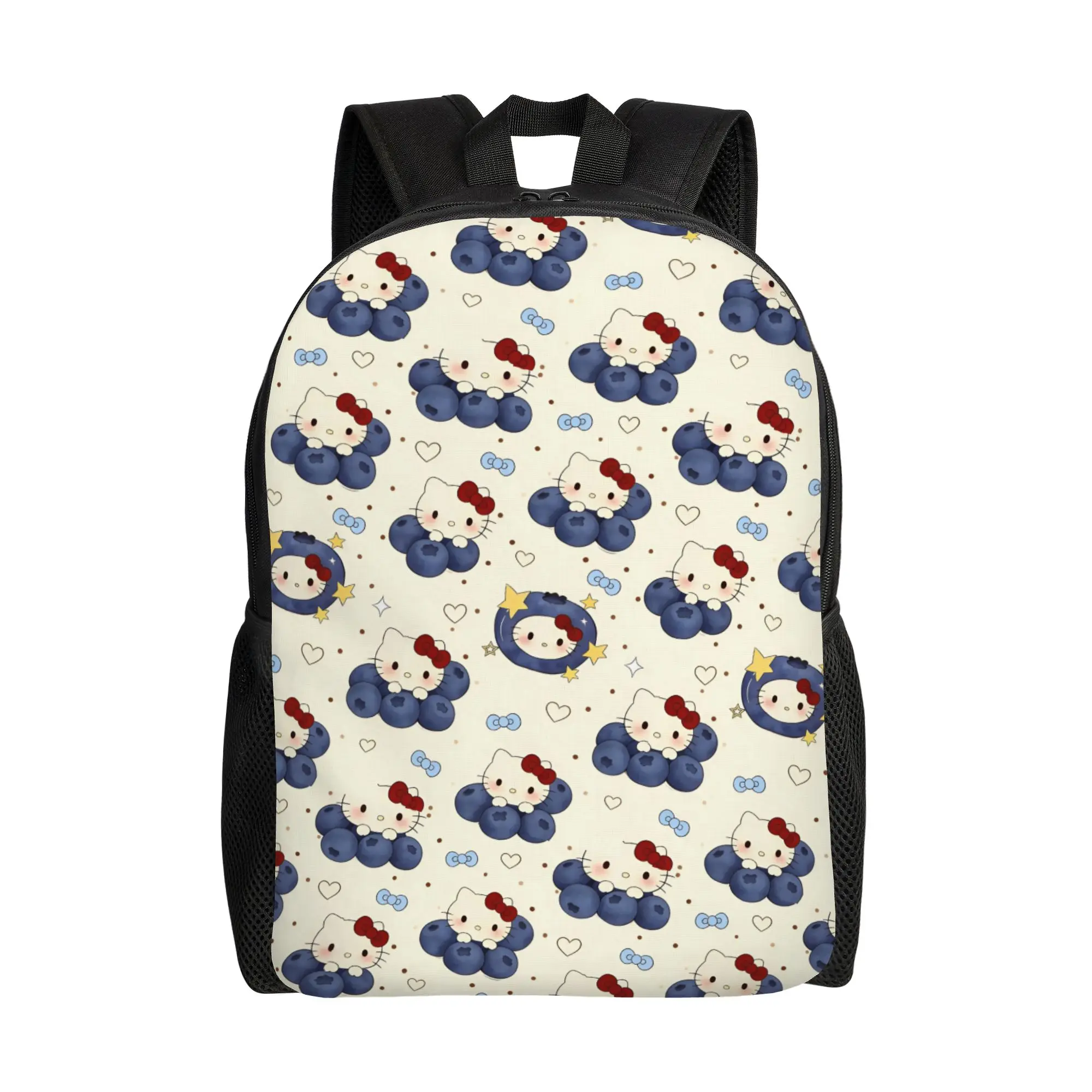 

Personalized Kitties Kitten Backpack Men Women Casual Bookbag for School College Cute Cat Bags