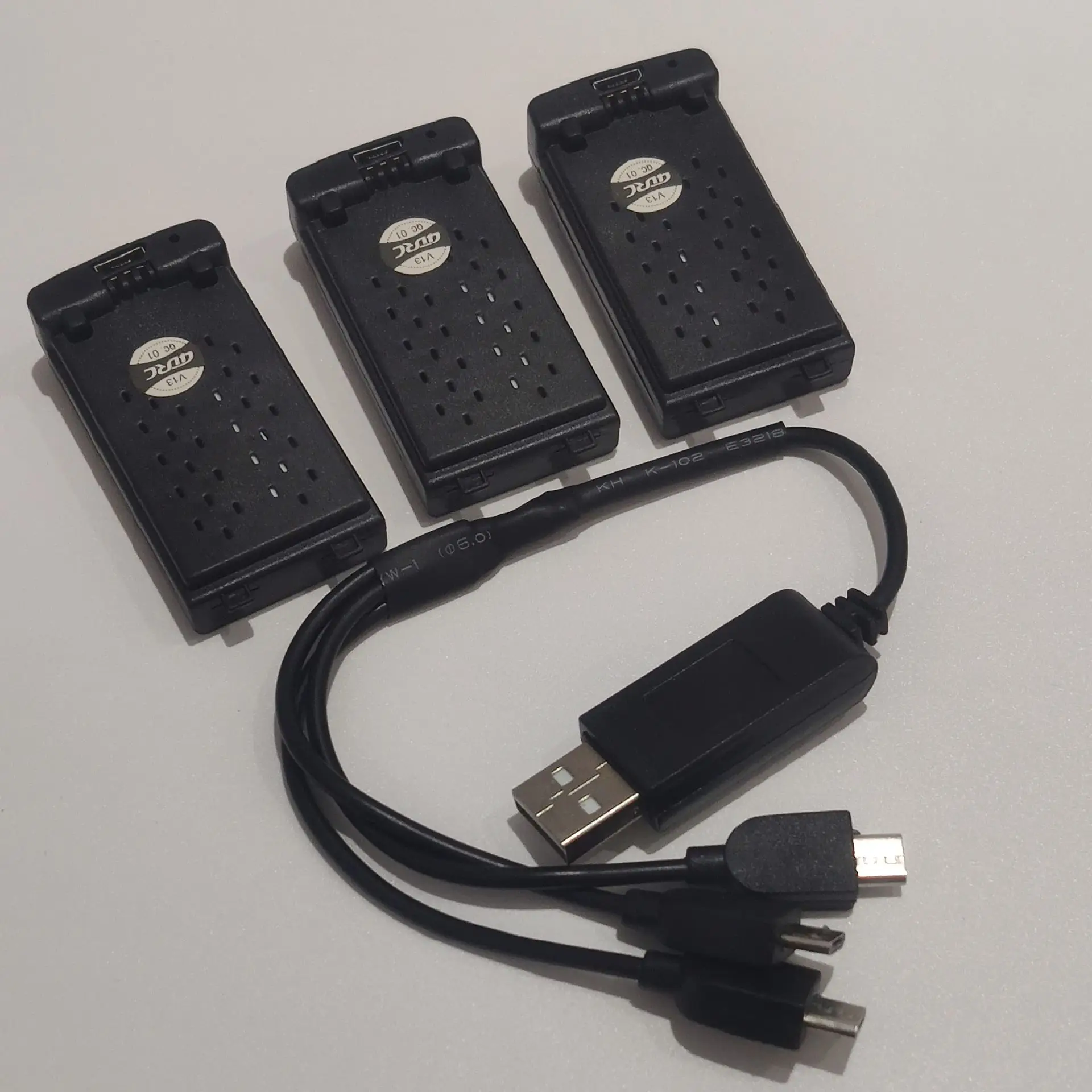 3 인 1 USB 충전 케이블, 4DRC V13 미니 드론 4D-V13 접이식 RC 쿼드콥터, 정품 리튬 배터리 포함