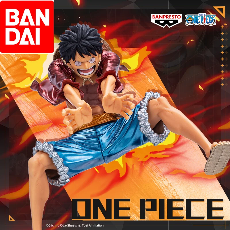 

Фигурка Bandai One Piece Luffy Metallic Limited Prize, Banpresto MAXIMATIC, отличная текстура ПВХ, богатые детали,