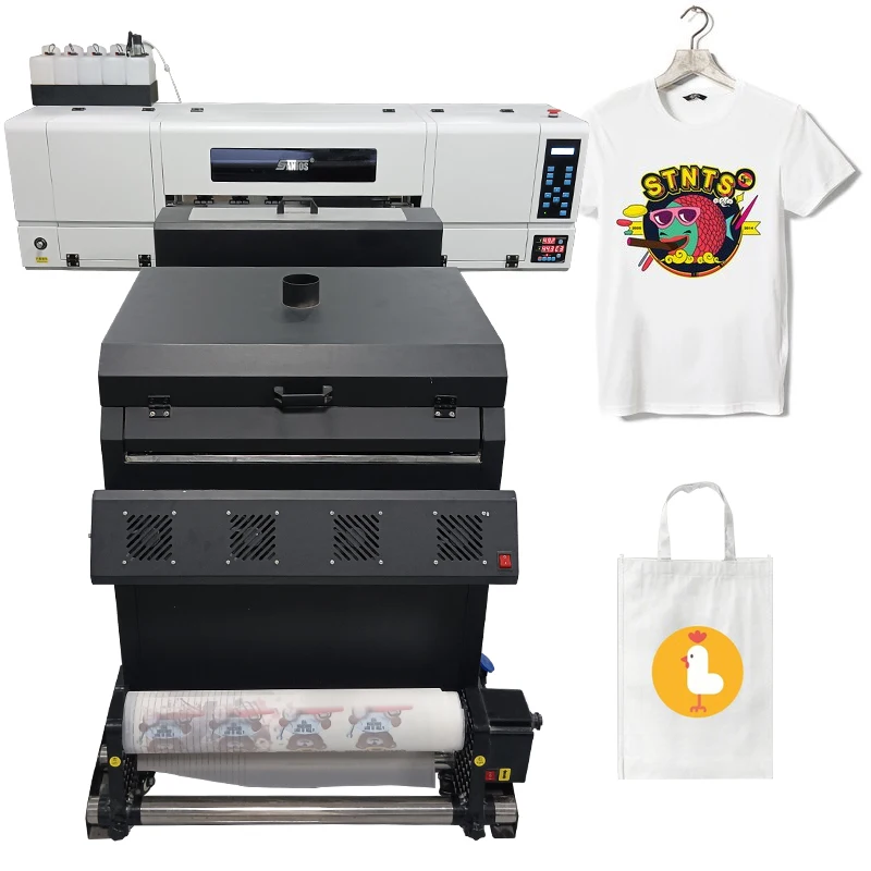 

New technology digital textile printing 60cm DTF printer 720/1080/1440dpi high resolution a3 dtf t-shirt printer video printer