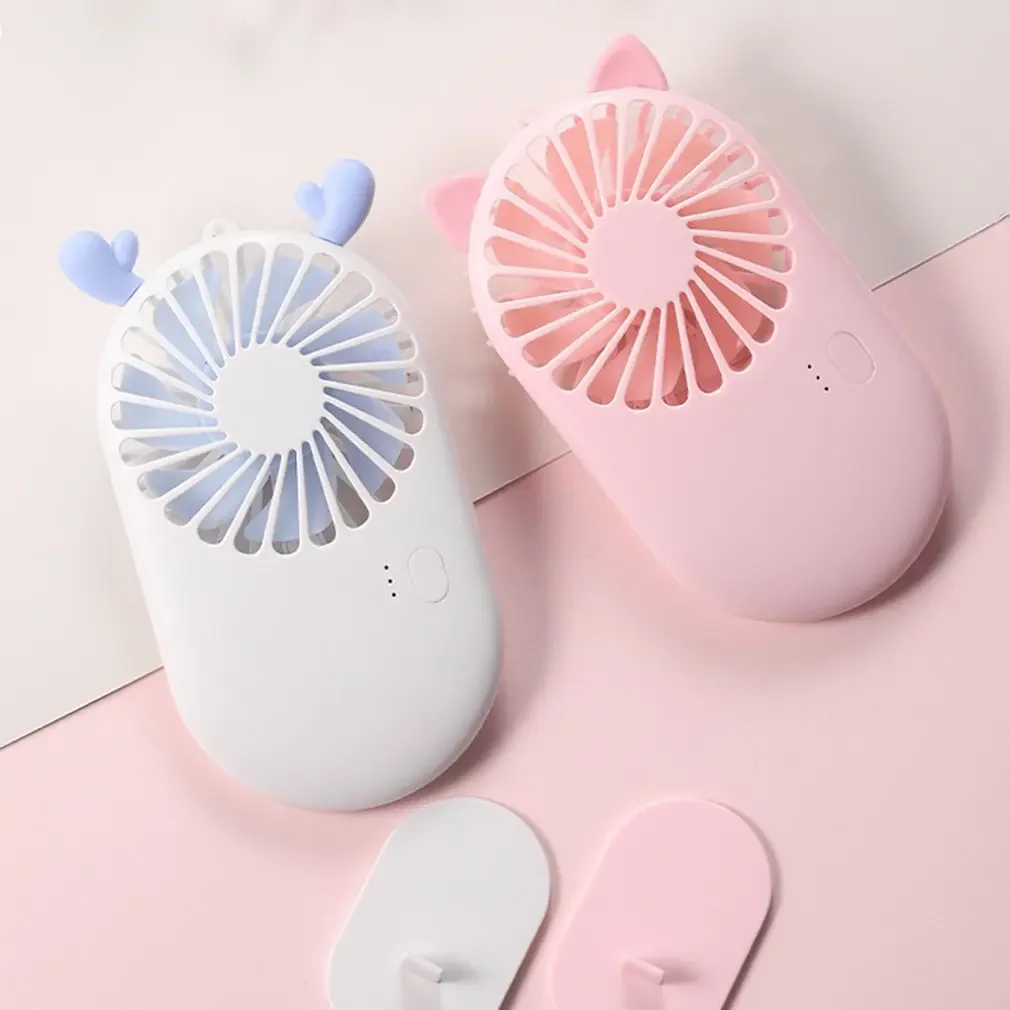 Portable Mini Fan Handheld Fan Speed Adjustable USB Rechargeable Fan Outdoor Travel