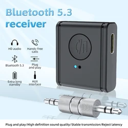 Bluetooth 5.3 Receiver Transmitter 2 in 1 Wireless Adapter 3.5mm Jack For Car Music Audio Receiver Aux Headphone Handsfree