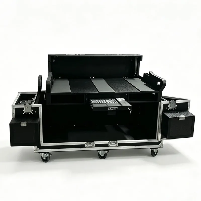 Logo Design Hydraulic Flip Flight Cases 2U SL6 Fightcase for Ampliter Mixer