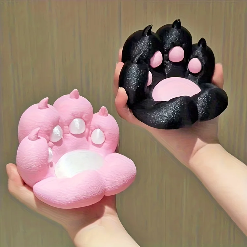 

Cute Cat Paw PP Hard Plastic Tablet Stand Desktop Decoration 3D Printing Lazy Support Stand Home Desktop Decoration