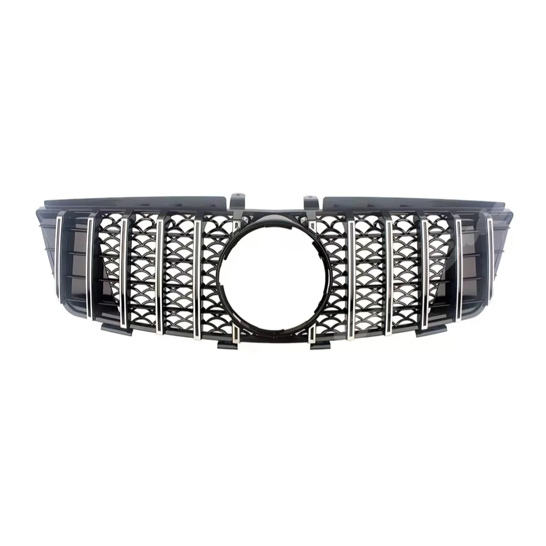 Front Grid Grille Stoßstange Grill Tuning Zubehör Für Mercedes Benz ML W164 2005-2011 ML300 ML350 ML500 ML550 GT diamant Stil – Detail 12
