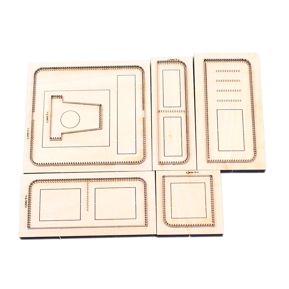 20x9cm Leather Craft long folded wallet cardholder cutting dies knife mold iron blade cutter