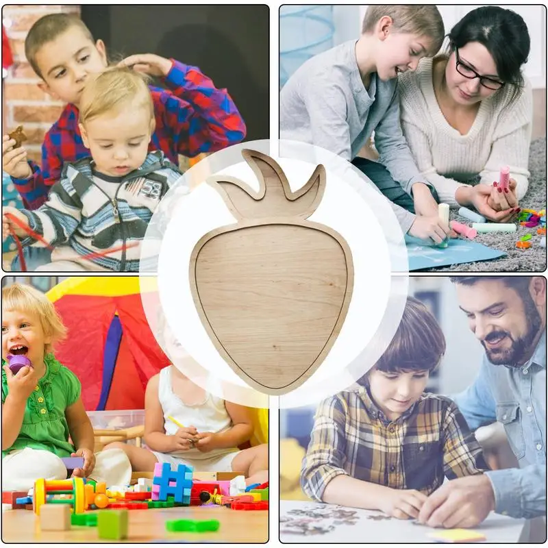 Montessori Sensory Tray Wooden Unique Pattern Preschool Sorting Tray Educational Toys Teaching Aids Funny Toys For Children