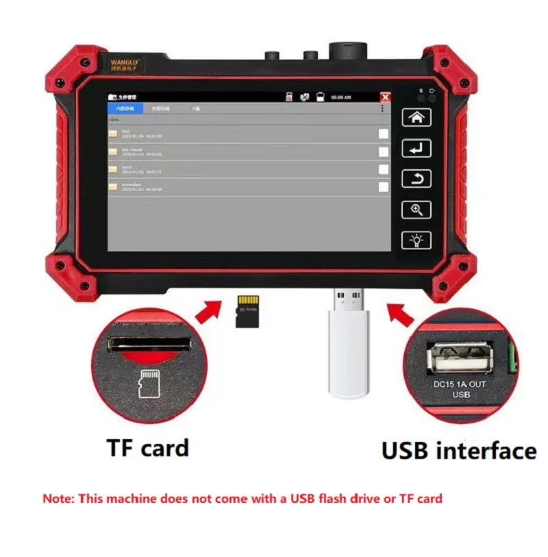 Imagem -05 - Multi-funcional Otdr Óptica Tester Optical Breakpoint Fault Detector Instalação Opm Opm Touch Screen Mot50