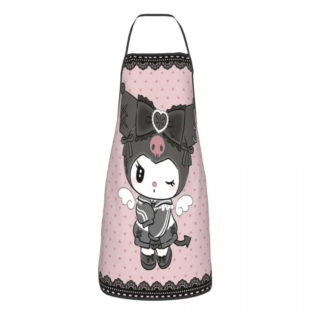 

Персонализированный мультяшный фартук унисекс Melody Kuromi, фартук для взрослых, женщин, мужчин, шеф-повара, кухня для приготовления пищи, кухня, садоводство