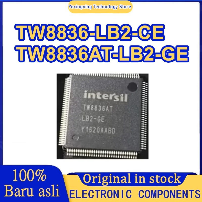 TW8836-LB2-CE TW8836AT-LB2-GE IC LQFP128 رقاقة 100% جديد وأصلي في المخزون