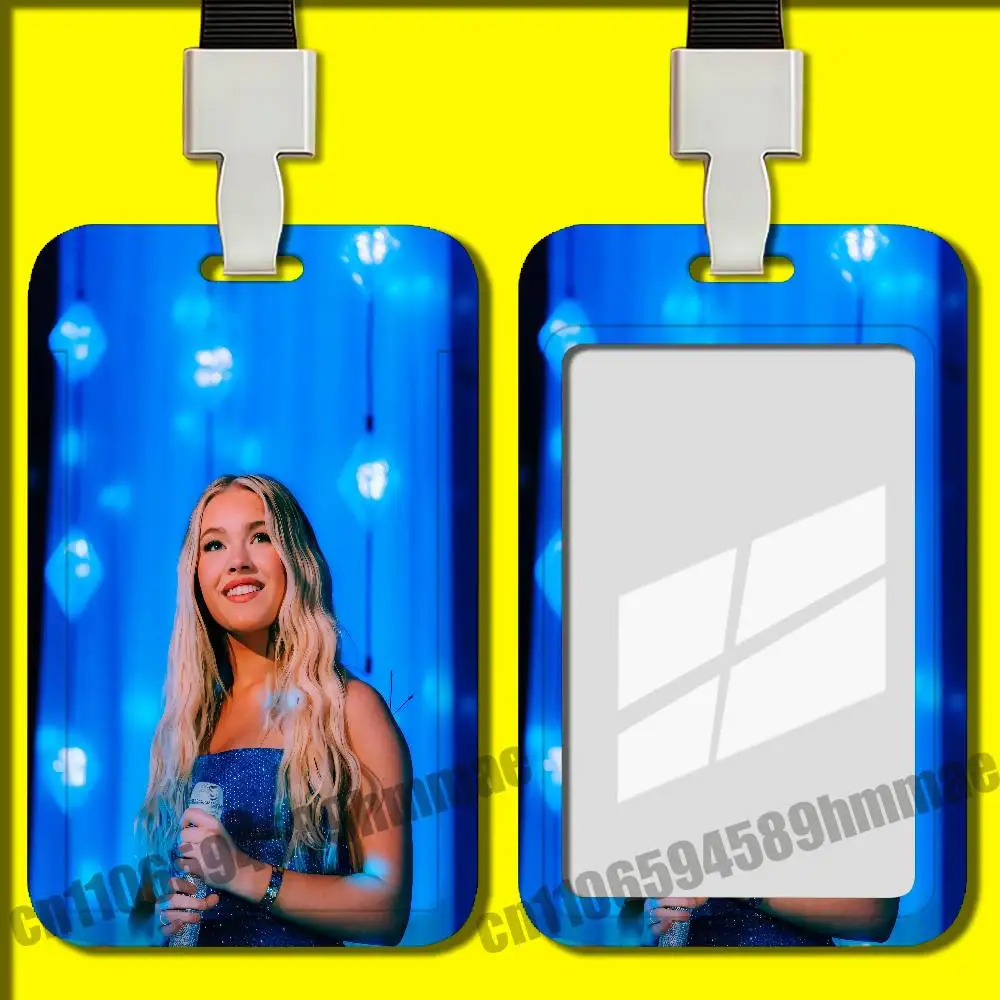 For Freya Skye Employee ID Card Holder Office Badge Work Student Bank Credit Hard Holders Case