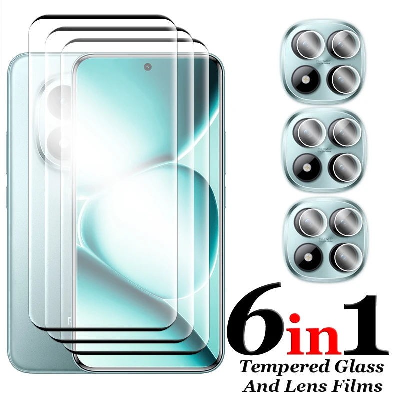 

For Redmi Note 15 Pro+ Glass For Xiaomi Redmi Note 15 Pro Plus Tempered Glass Full Cover 3D Curved Screen Protector Film