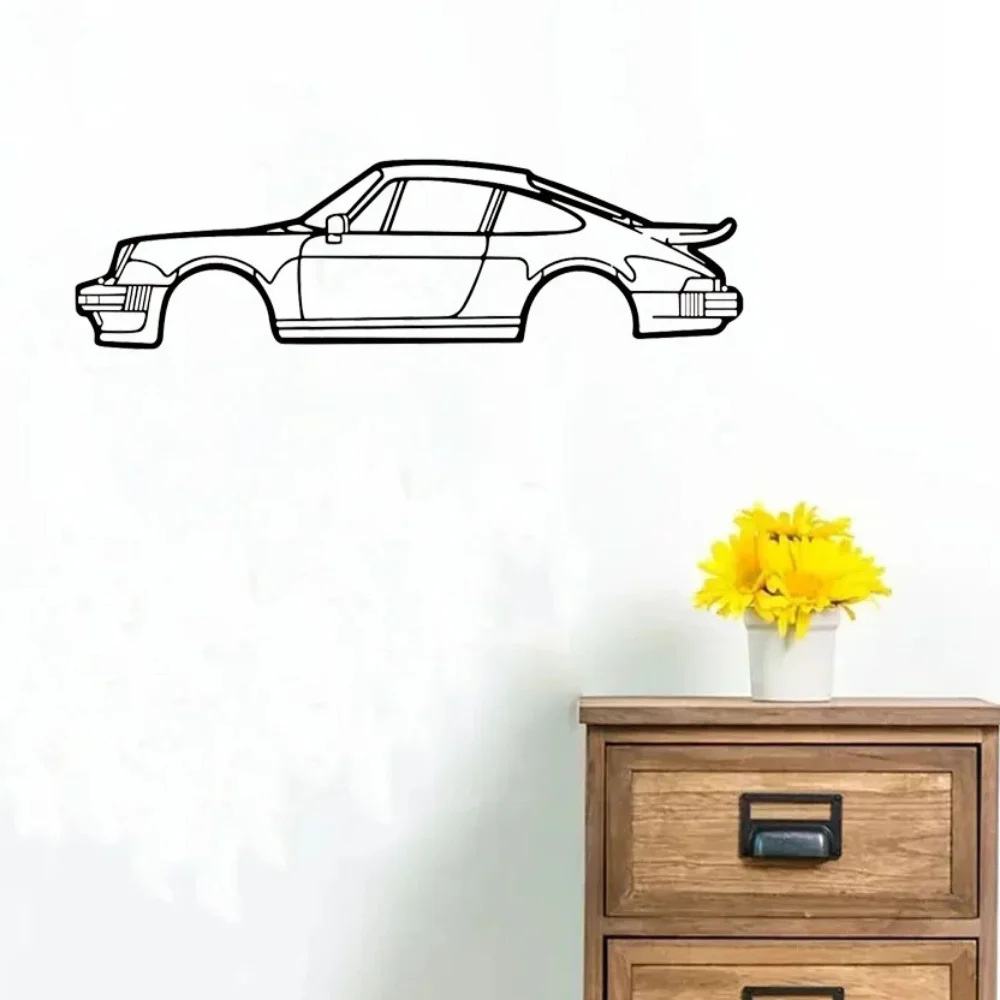 Schöne Wand dekoration-kreative Metall Eisen Kunst. 911 Turbo Sportwagen Wand verzierung. Zuhause Kunst Anhänger.