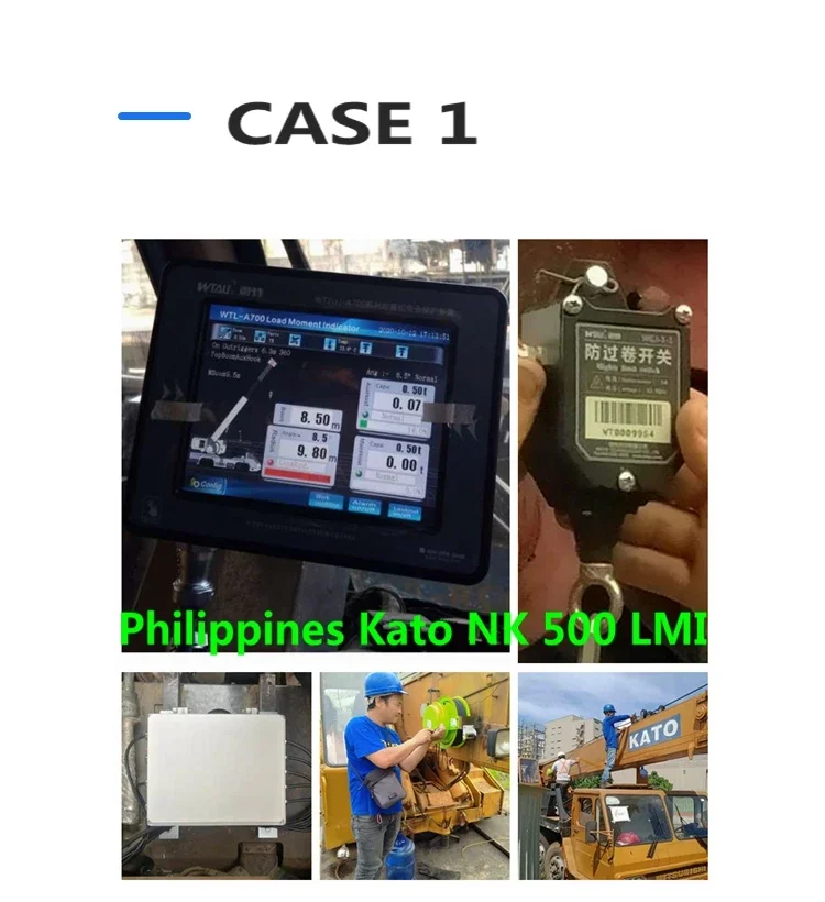 Load Moment Indicator (LMI) | Rated Capacity Indicator (RCI) for telescopic 45t mobile crane