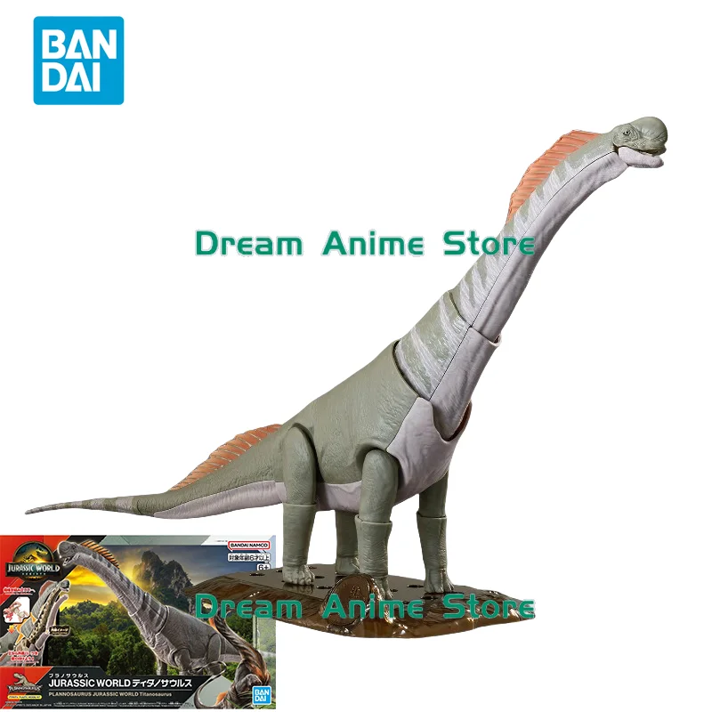 

Bandai оригинальный мир Юрского периода аниме модель Титанозавр фигурка в сборе модель игрушки коллекционные подарки для детей