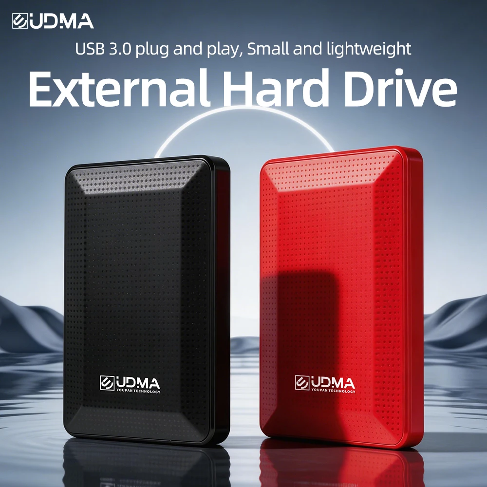 

Portable External Hard Drive Disk 1TB High Speed HDD USB 3.0 Plug and Play Compatible for Desktop Laptop Mac TV