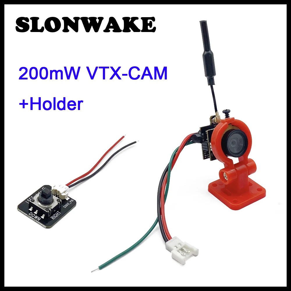 RXCRC 5.8G FPV 48CH 200mW adjustable Transmitter VTX-CAM with