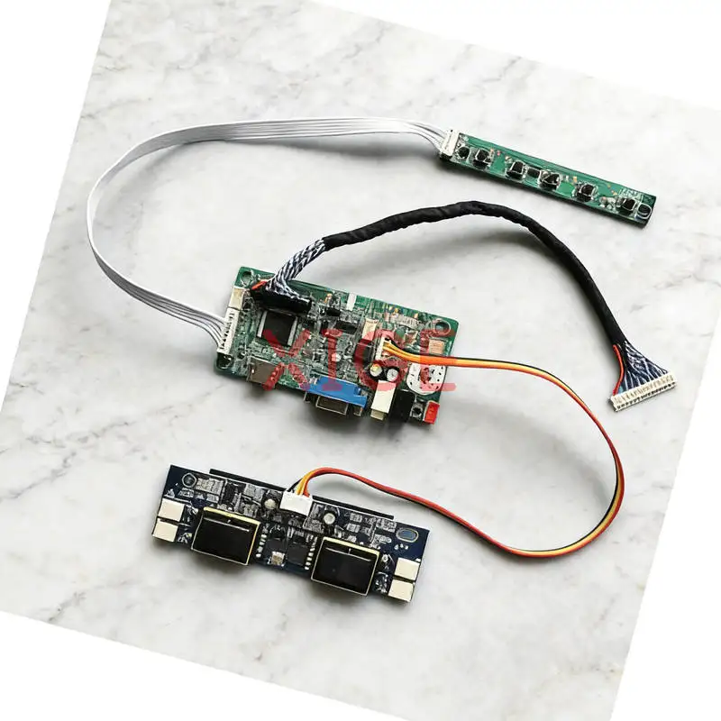 

Для M170EU01 M170EN07 M170EG01 M170EG02 Комплект платы контроллера привода дисплея DIY VGA + HDMI 4-CCFL 30-контактный LVDS 1280x1024 1280*1024