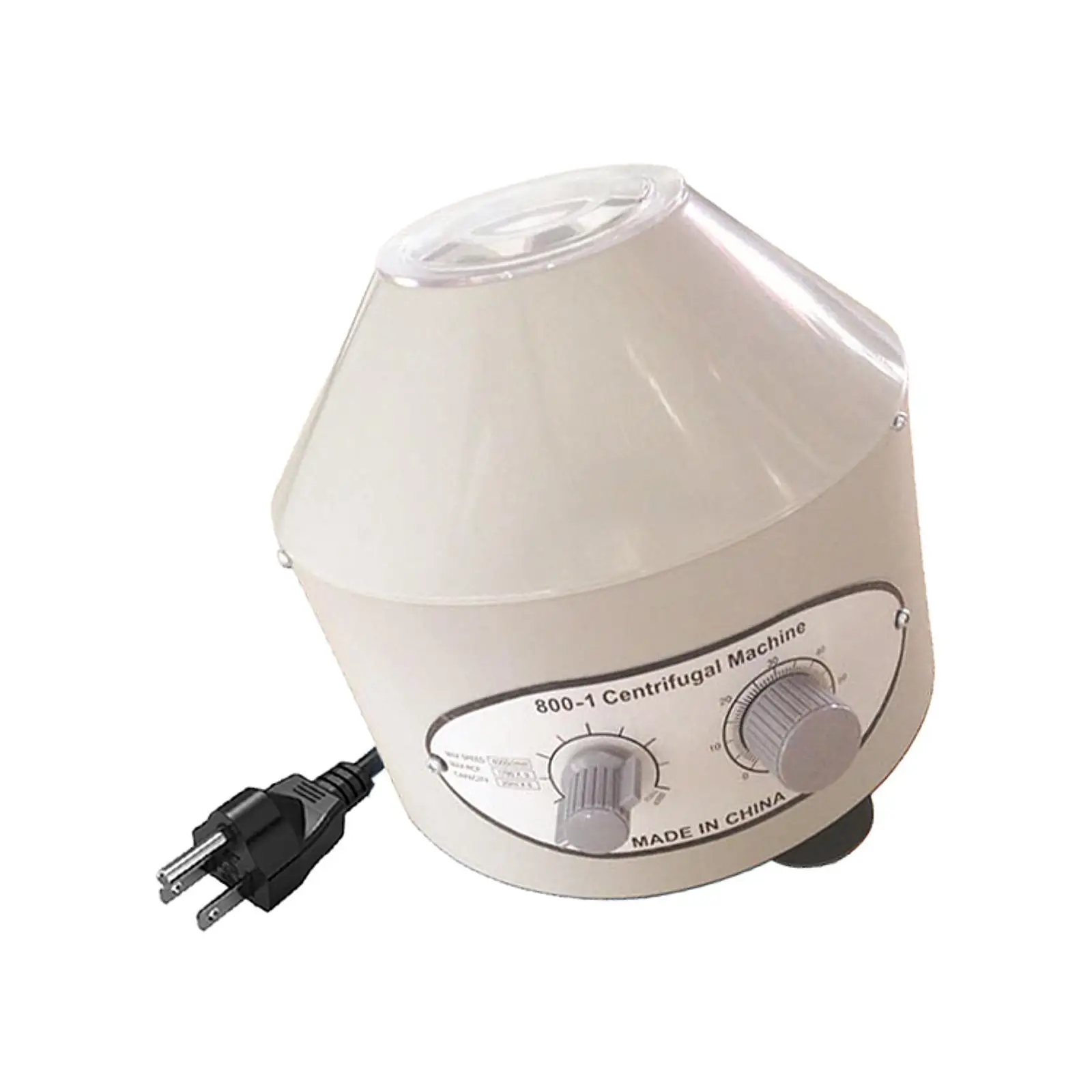 800-1 Electric Desktop Centrifuge US 110V Plug Time and Speed Control 20MLX6