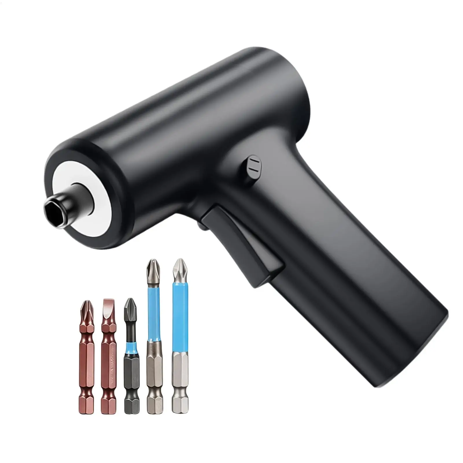 Electric Screwdriver Cordless Rechargeable Appliance Repair Tool With 5 Bits Adjustable Torque Handheld Screwdriver For
