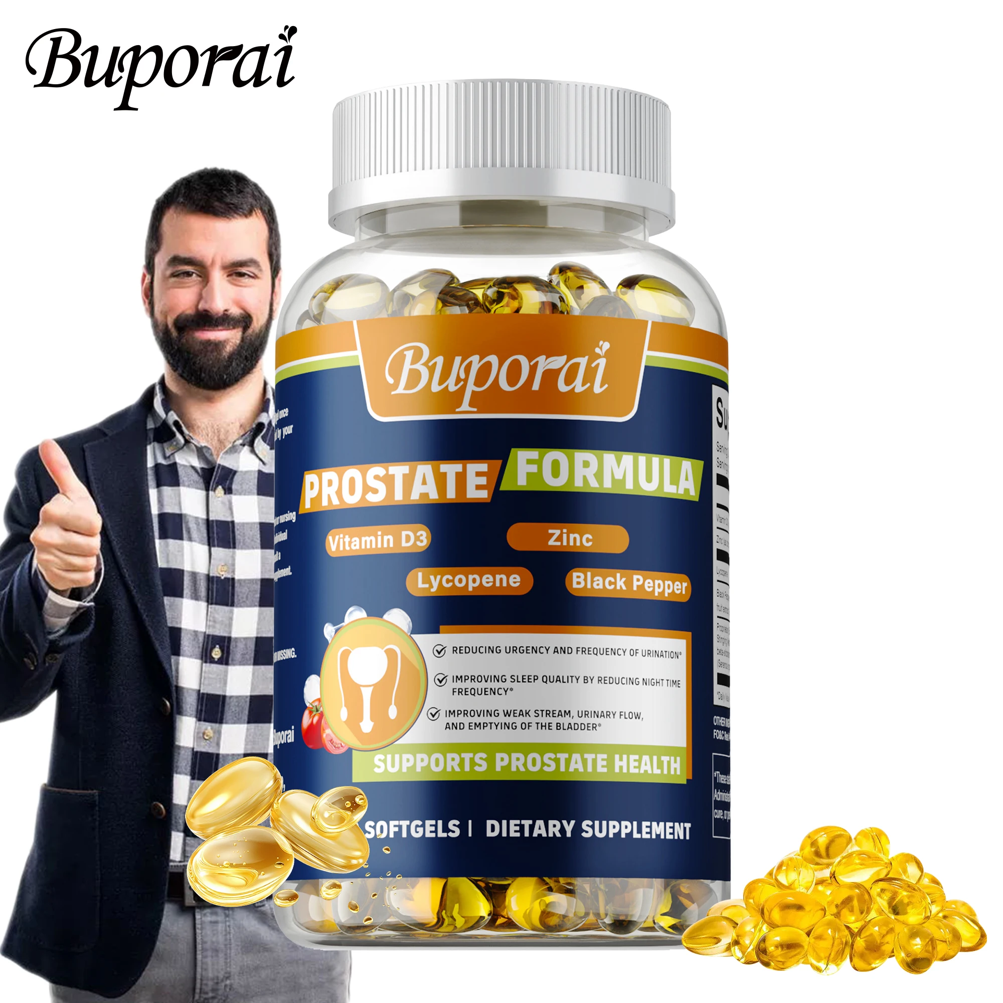 

Prostate Formula - Reduces Discomfort, for Prostate Health, Promote Bladder & Urinary Tract Health, Improving Sleep Quality