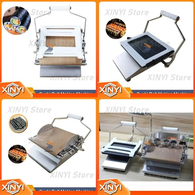 Manual Sushi Forming Machine for Round Square Sushi Shape Making Machine for Sushi Roll Maker Food Prep Tool Kitchen Gadget