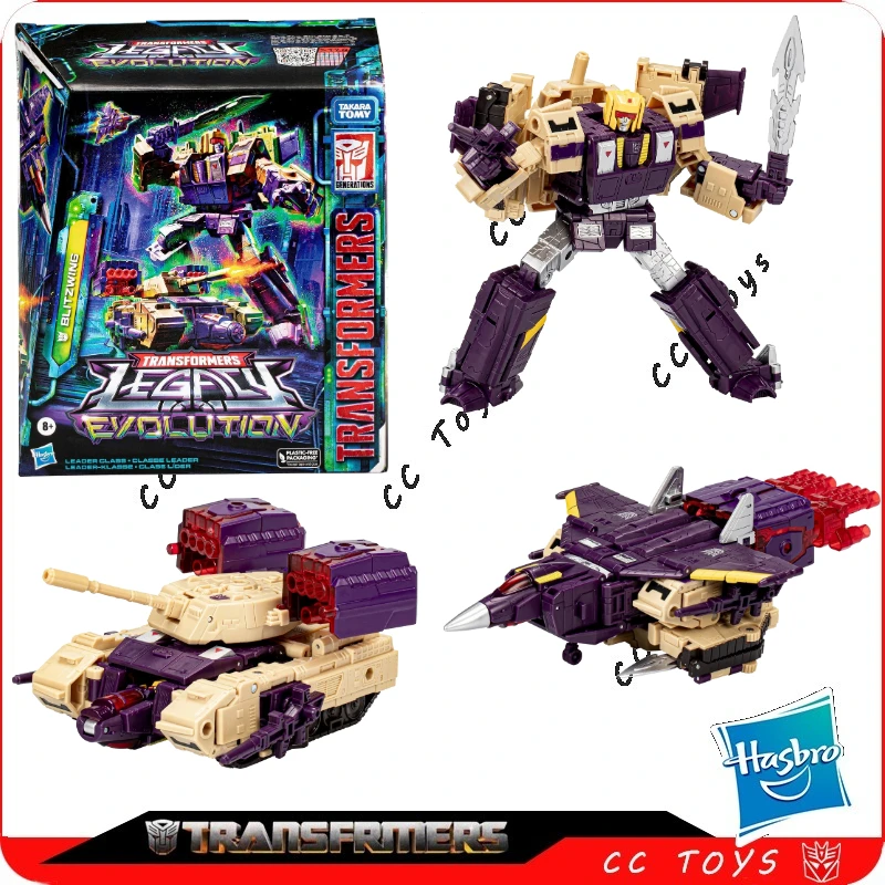 

In Stock Hasbro Transformers Legacy Evolution Blitzwing Models Anime Movie Toys Robots Action Figures Gifts Hobbies