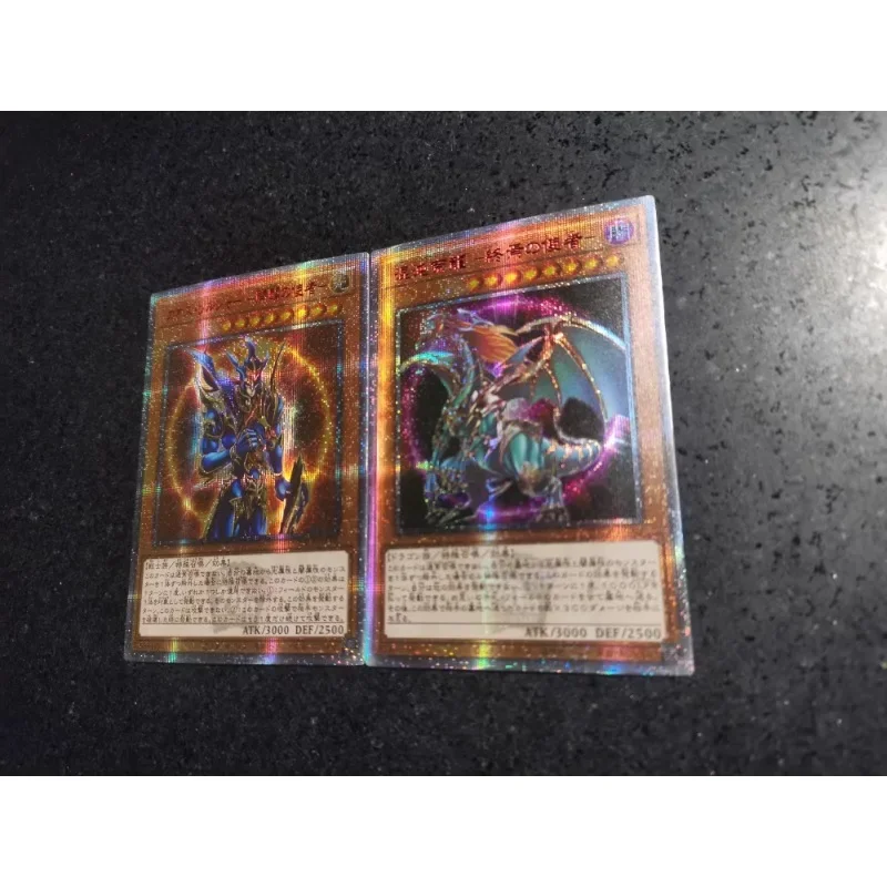 DIY Yu-Gi-Oh! Homemade Cards Black Luster Soldier Chaos Emperor Dragon Anime Peripheral Game Collection Card Holiday Gift