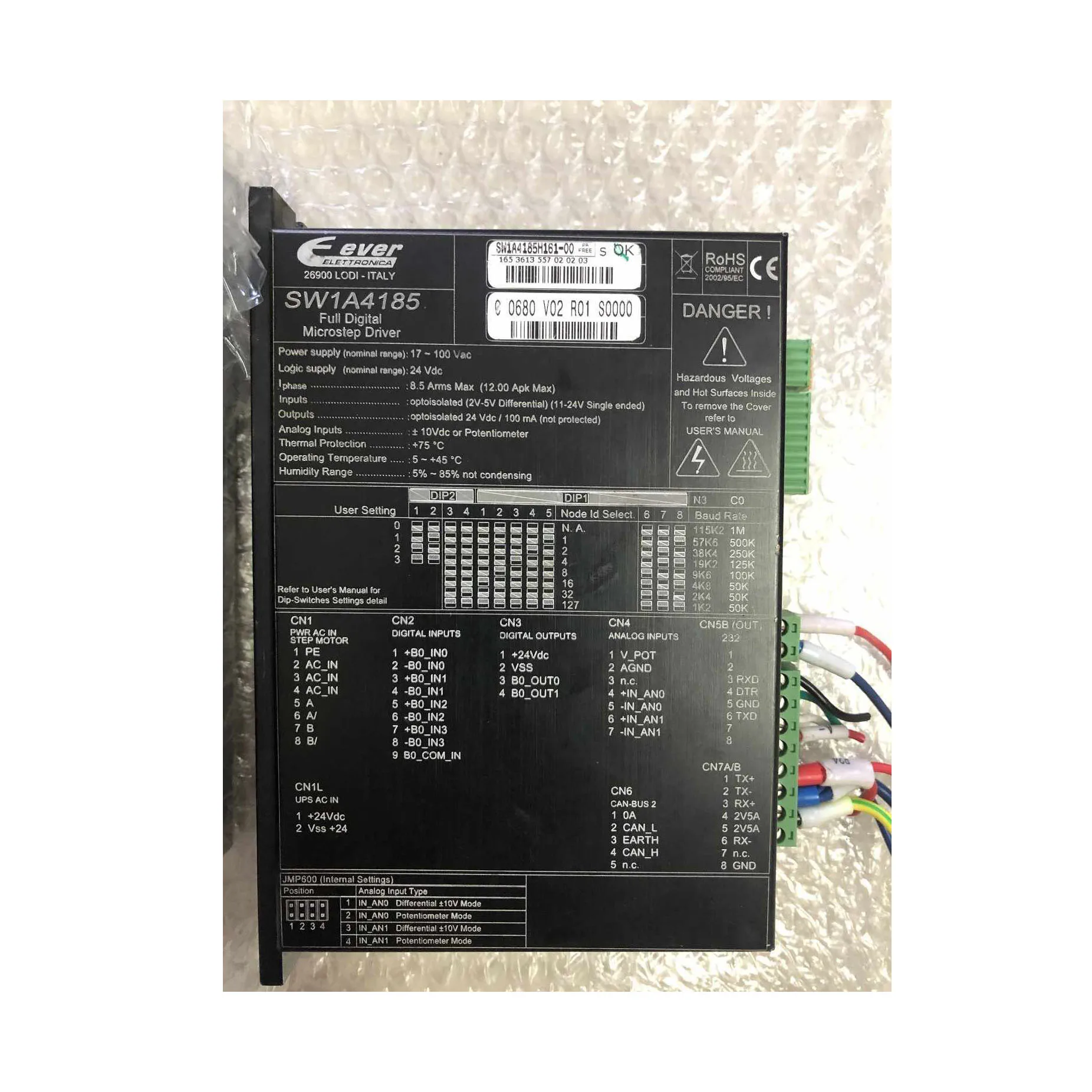 Controlador SW1A4185 SW1A4185H161-00