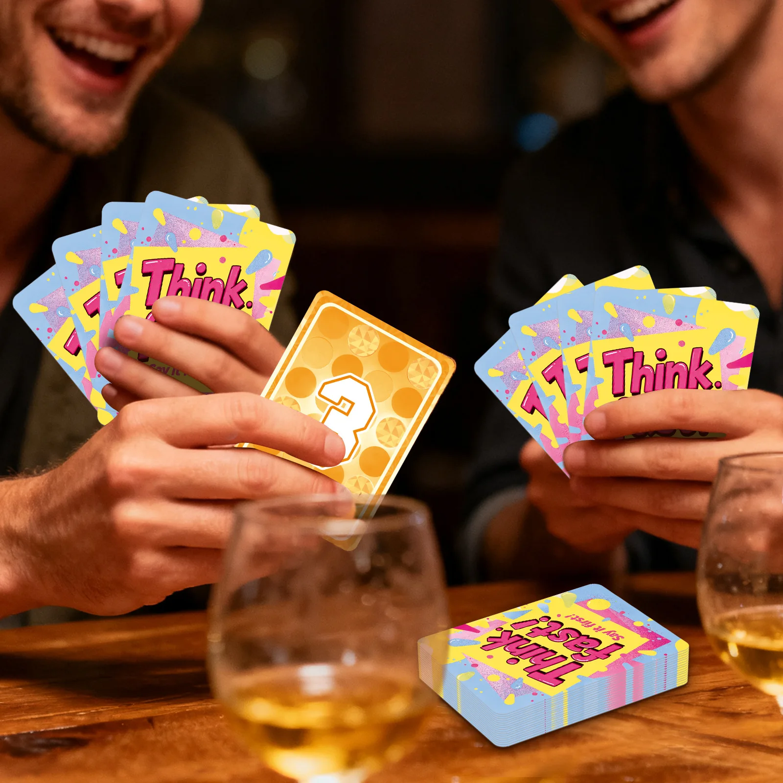 1 scatola di pensiero rapido numero puzzle gioco di carte per feste carte per bevande divertenti accessori per giochi di bevitori per eventi sociali