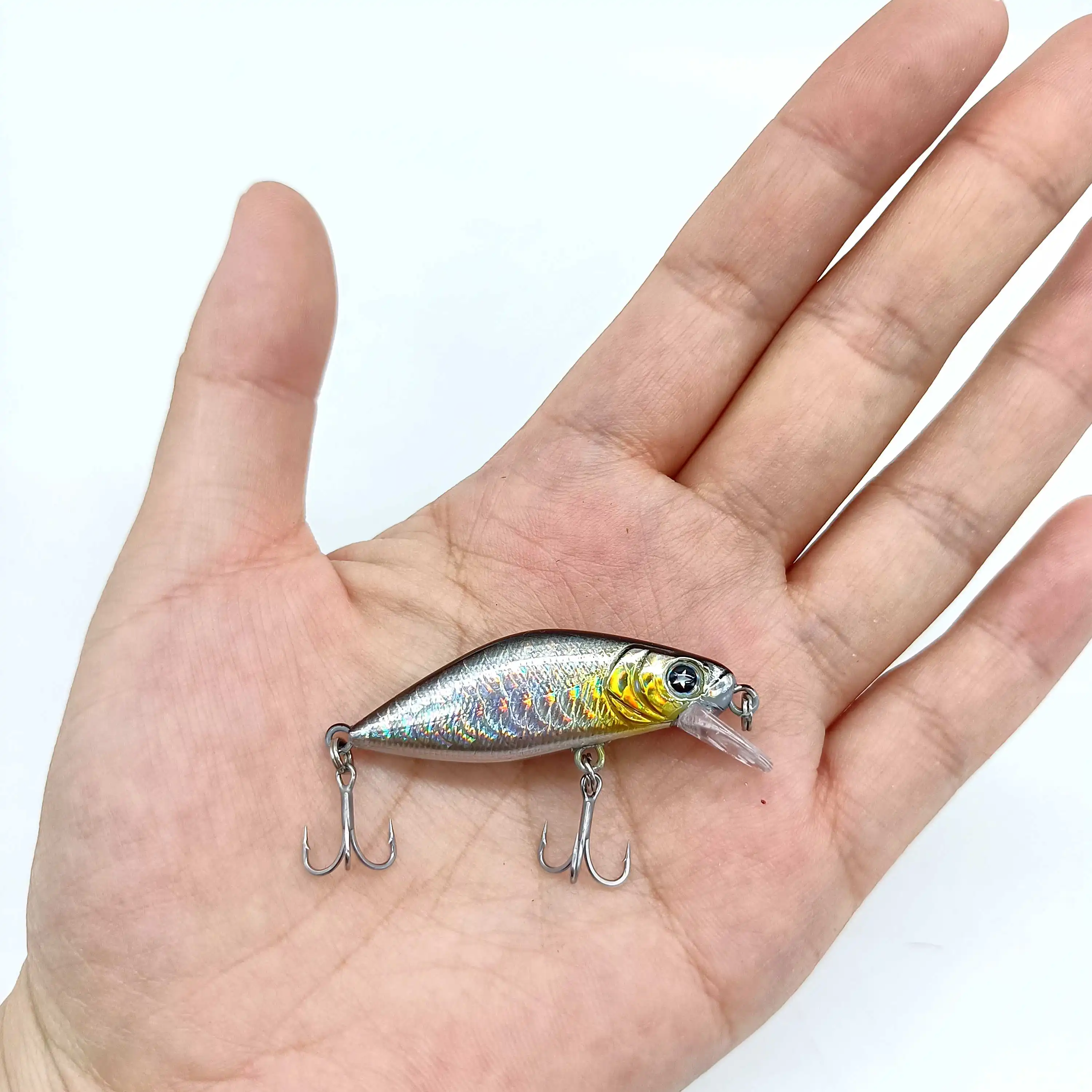 DUODUOYU 1PCS Mini Sinking Minnow Fishing Lures 4.3g/50mm Jerkbaits Peche Artificial Bait Wobbler Lure for Trout Bass Tackle