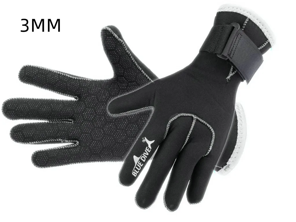 

3MM Black Neoprene Scuba Swimming Diving Gloves Keep Warm Snorkeling Equipment Anti Scratch Sailing Kayak Surfing Hunting Gloves