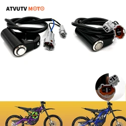 22mm Motorcycle Plug And Play Headlight Kill LED Switch Button For Sur-Ron Surron Light Bee S X Motocross Parts Aluminium Alloy