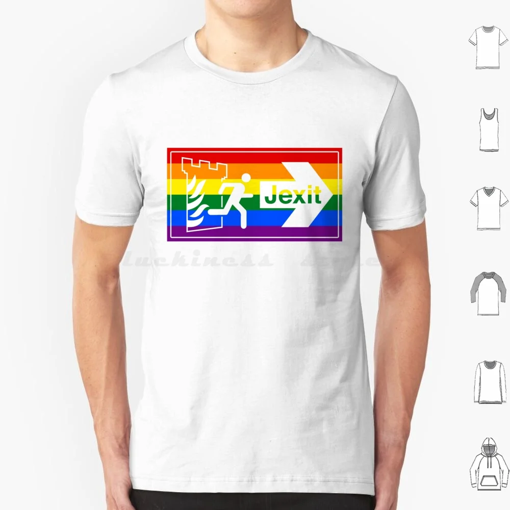 Jexit 2020 Logo (Collection de fierté) t-shirt grande taille 100% coton Exjw Ex Jehovahs témoin Jexit Jexit 2020 Jexit Logo Jexiteer